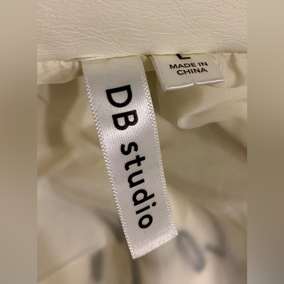 Faux leather wedding jacket coat bride to be happily ever after honeymoon gift - Picture 11 of 14